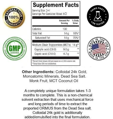 Lunira® Ormus Gold Oil - Image 3