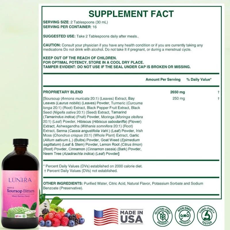 Lunira® Soursop Bitters - Image 2