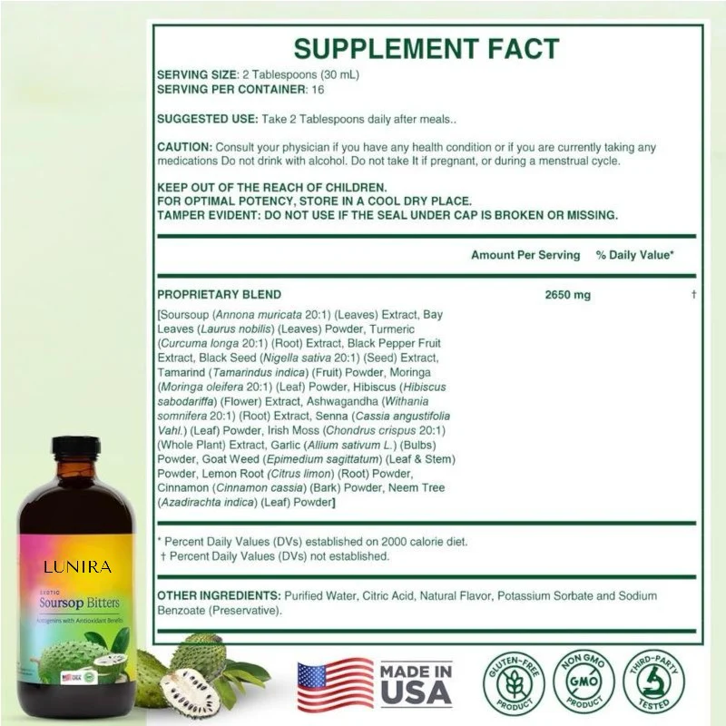 Lunira® Soursop Bitters Liquid - Image 3
